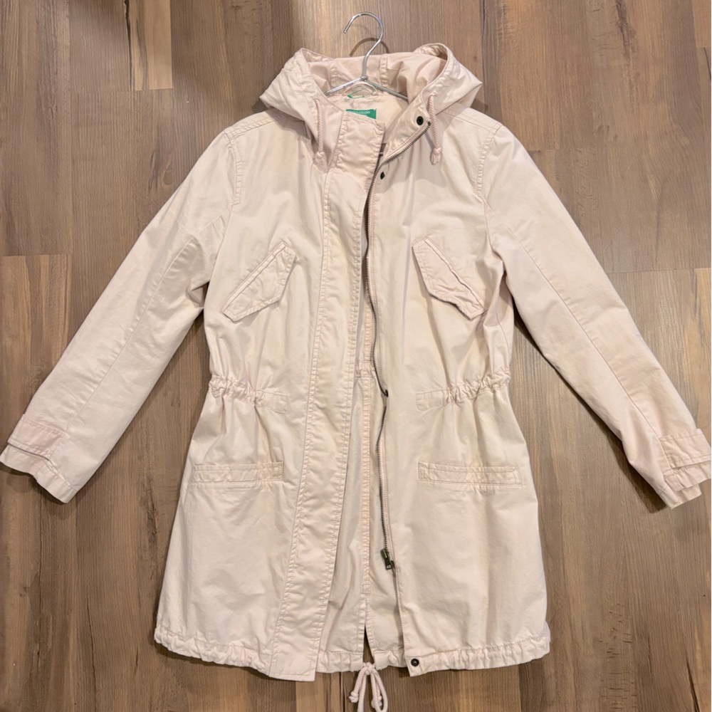 United Colors of Benetton light pink anorak jacket